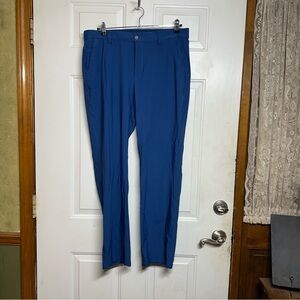 Greg Norman ML75‎ Microlux Mens Golf Pants - Blue - Size 35 X 30